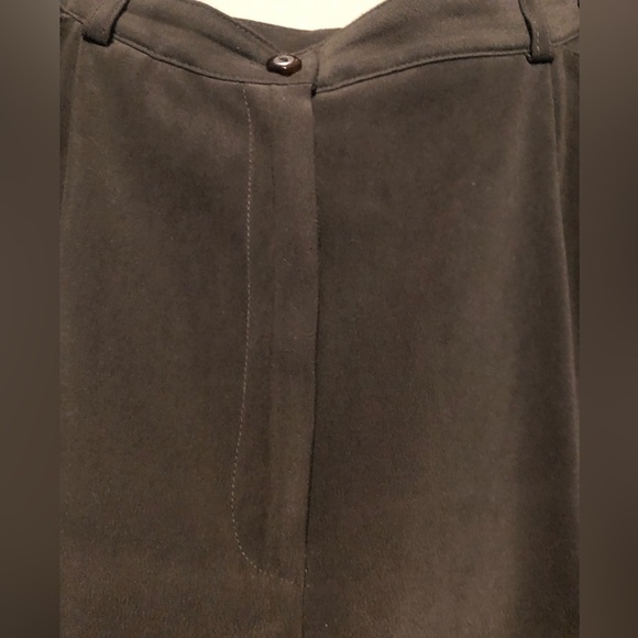 SAG HARBOR Vintage Suede-Like Vest & Slacks Set - Picture 4 of 11